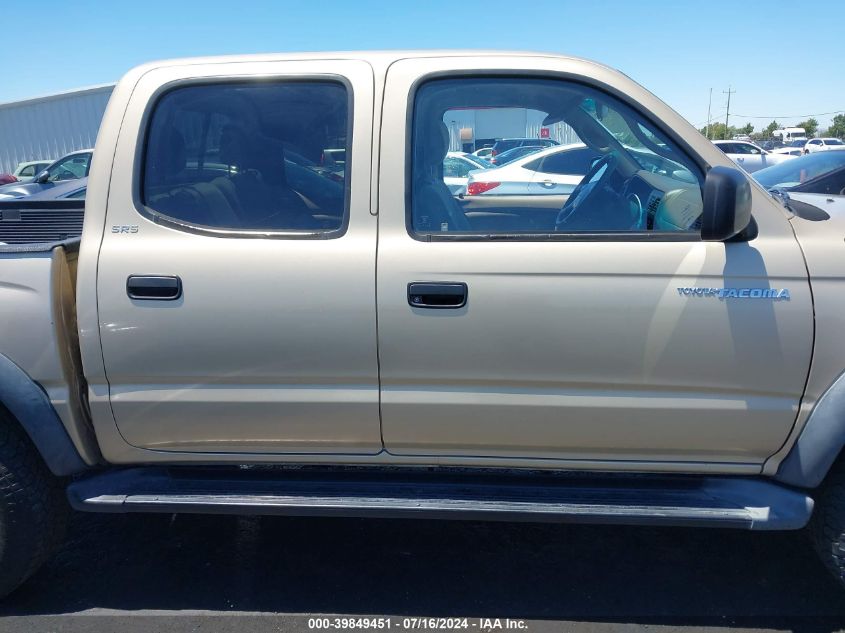 2002 Toyota Tacoma Prerunner V6 VIN: 5TEGN92N42Z130203 Lot: 39849451