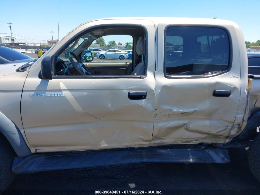 2002 Toyota Tacoma Prerunner V6 VIN: 5TEGN92N42Z130203 Lot: 39849451