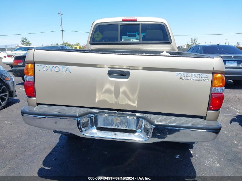 2002 Toyota Tacoma Prerunner V6 VIN: 5TEGN92N42Z130203 Lot: 39849451