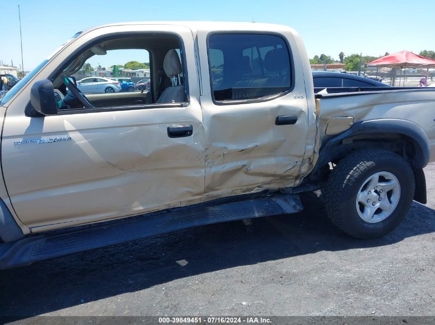 2002 Toyota Tacoma Prerunner V6 VIN: 5TEGN92N42Z130203 Lot: 39849451