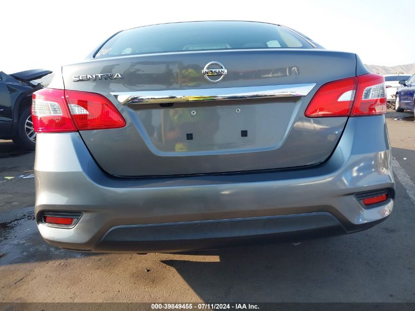 2018 Nissan Sentra S VIN: 3N1AB7AP6JY337379 Lot: 39849455