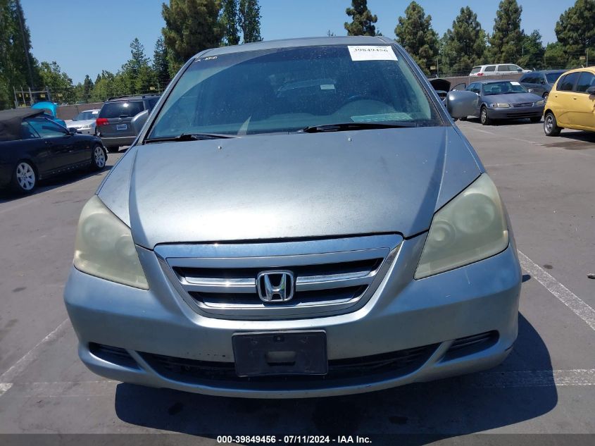 2006 Honda Odyssey Ex-L VIN: 5FNRL38786B055789 Lot: 39849456