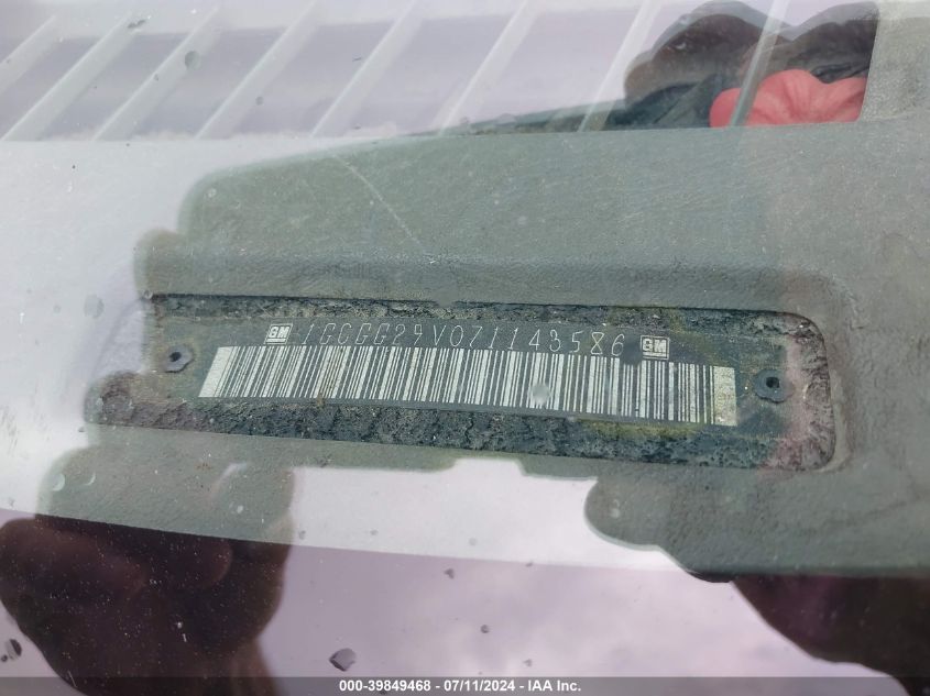 2007 Chevrolet Express Work Van VIN: 1GCGG29V071143586 Lot: 39849468