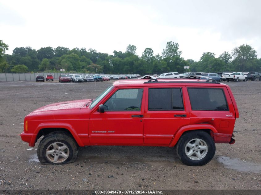 2000 Jeep Cherokee Classic VIN: 1J4FF58S1YL213460 Lot: 39849478