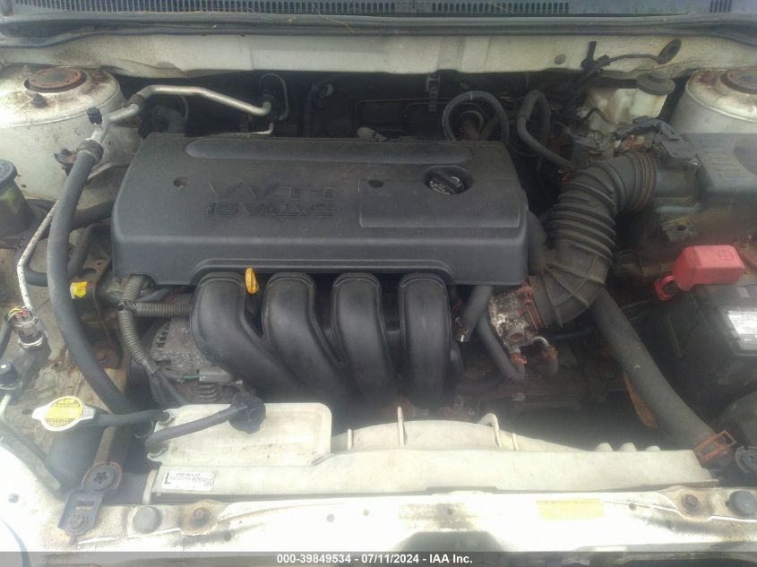 2008 Toyota Corolla Le VIN: 2T1BR32E08C886475 Lot: 39849534