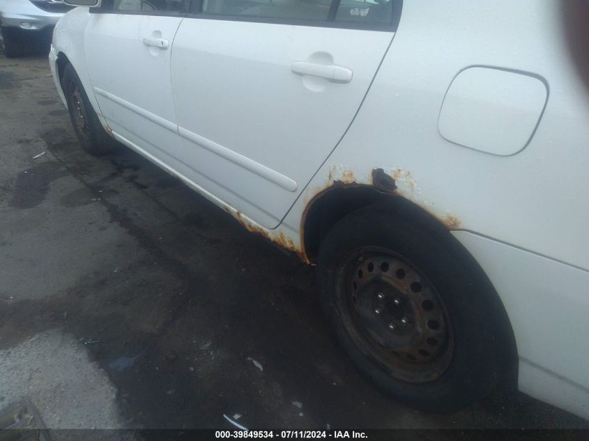 2008 Toyota Corolla Le VIN: 2T1BR32E08C886475 Lot: 39849534