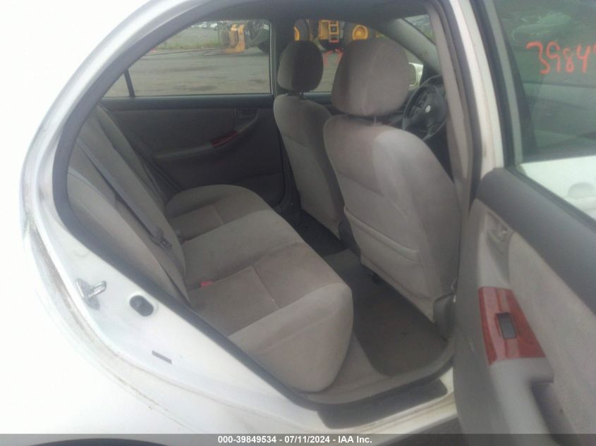 2008 Toyota Corolla Le VIN: 2T1BR32E08C886475 Lot: 39849534