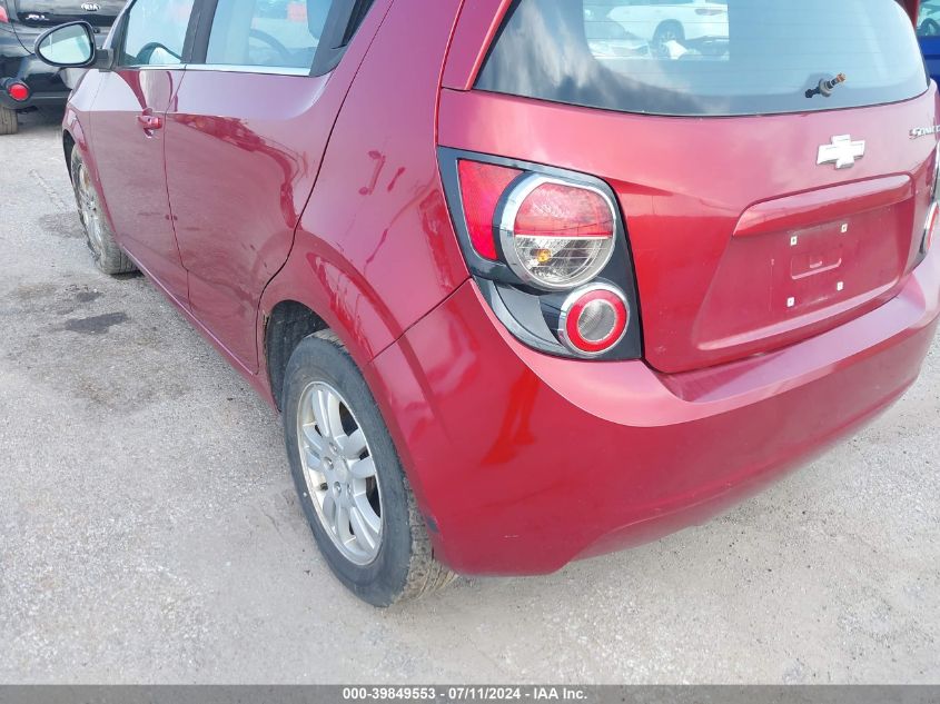 2012 Chevrolet Sonic 2Lt VIN: 1G1JC6SH9C4220986 Lot: 39849553