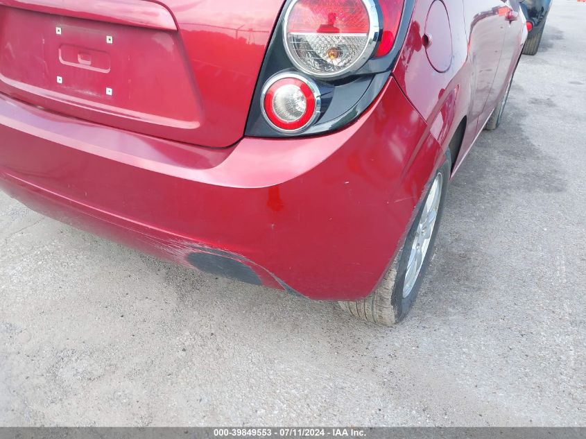 2012 Chevrolet Sonic 2Lt VIN: 1G1JC6SH9C4220986 Lot: 39849553