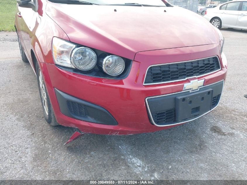 2012 Chevrolet Sonic 2Lt VIN: 1G1JC6SH9C4220986 Lot: 39849553