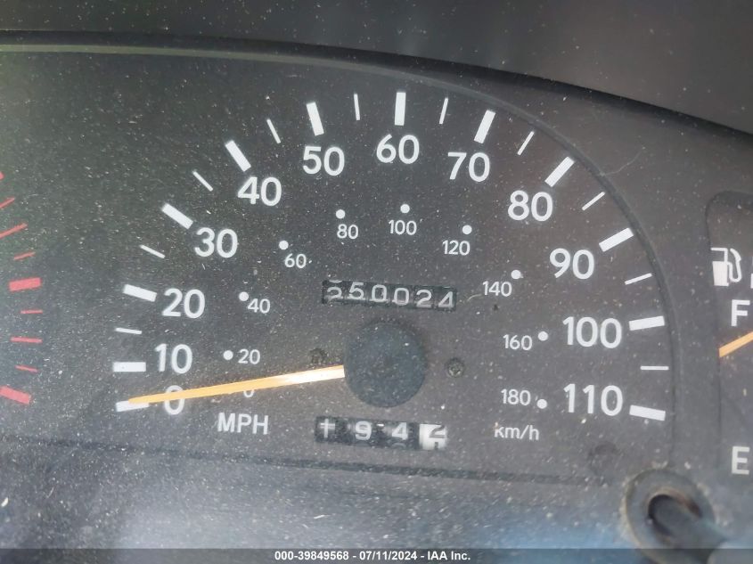 1997 Toyota Tacoma Base V6 VIN: 4TAWN72N5VZ304226 Lot: 39849568