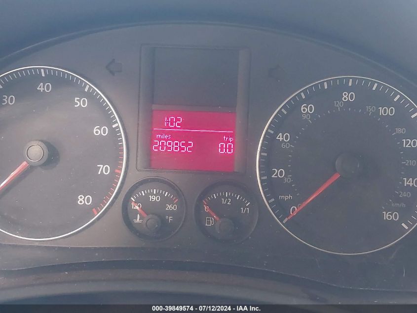 2008 Volkswagen Jetta Wolfsburg Edition VIN: 3VWRJ71K88M190889 Lot: 39849574