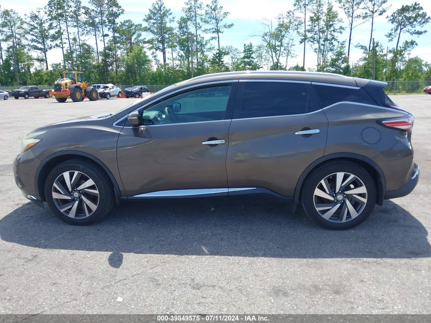 2015 Nissan Murano Platinum VIN: 5N1AZ2MG1FN264316 Lot: 39849575