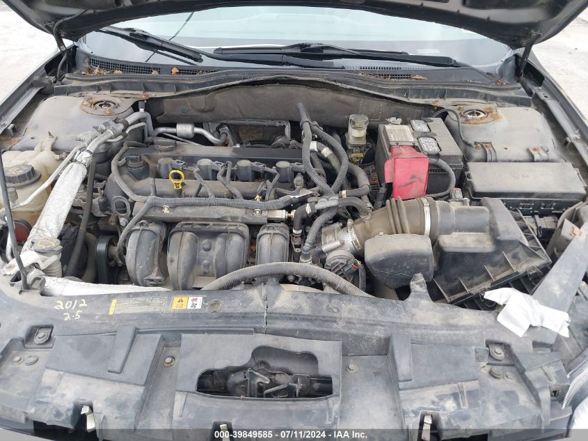2012 Ford Fusion Sel VIN: 3FAHP0JA4CR216935 Lot: 39849585