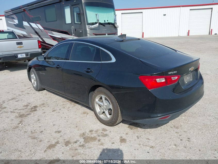VIN 1G1ZC5STXJF207151 2018 CHEVROLET MALIBU 1FL