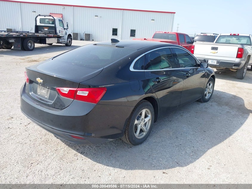 VIN 1G1ZC5STXJF207151 2018 CHEVROLET MALIBU 1FL