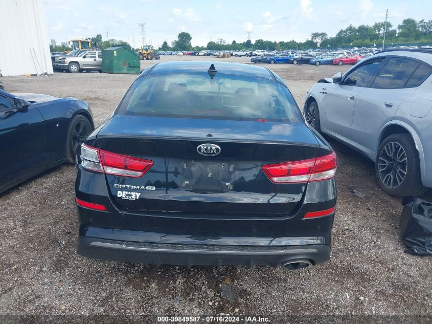 2019 Kia Optima Lx VIN: 5XXGT4L34KG348789 Lot: 39849587