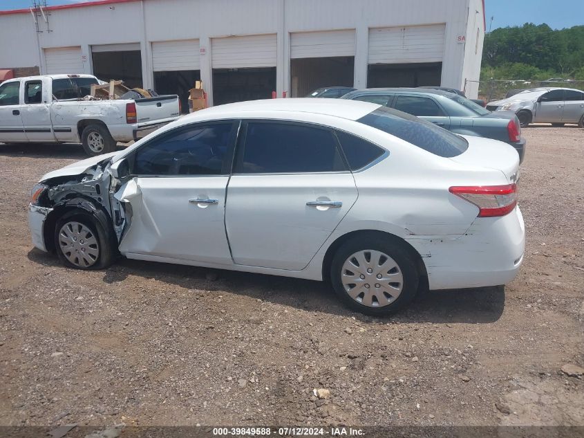 2015 Nissan Sentra S VIN: 3N1AB7AP1FY371690 Lot: 39849588