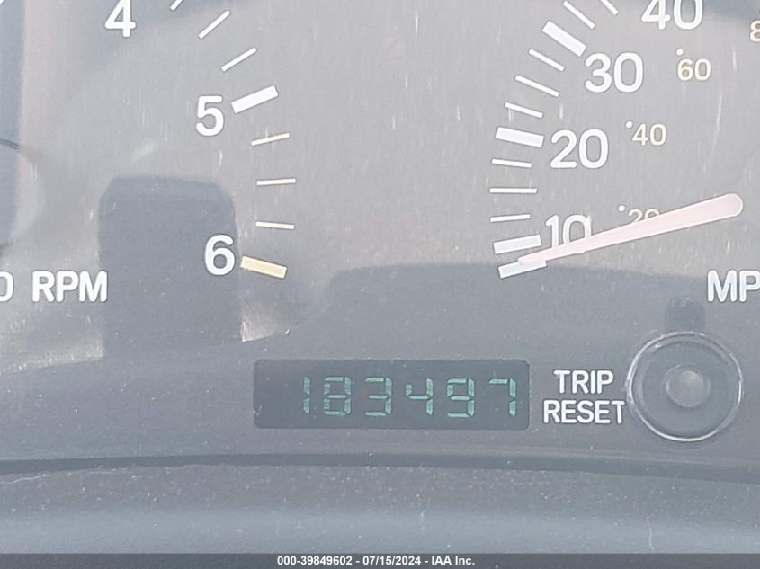 2001 Jeep Cherokee Sport VIN: 1J4FT48S41L567952 Lot: 39849602