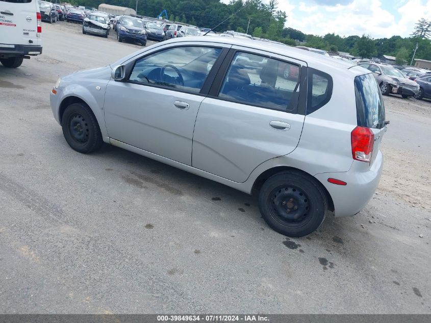 KL1TD66618B207049 | 2008 CHEVROLET AVEO 5