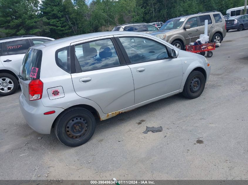 KL1TD66618B207049 | 2008 CHEVROLET AVEO 5