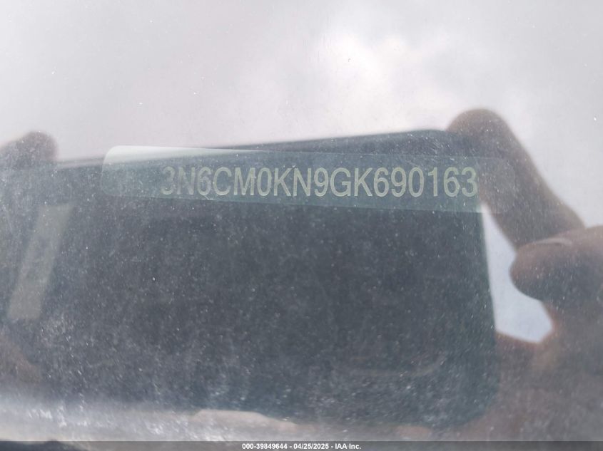 2016 Nissan Nv200 S VIN: 3N6CM0KN9GK690163 Lot: 39849644