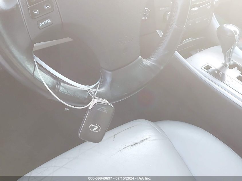 2009 Lexus Is 250 250 VIN: JTHBK262895091136 Lot: 39849697