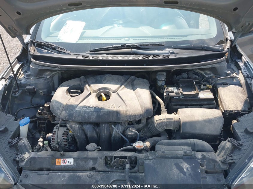 2013 Hyundai Elantra Limited VIN: 5NPDH4AEXDH281115 Lot: 39849700