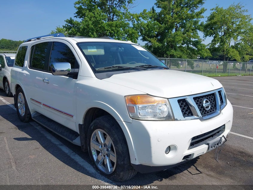 2011 Nissan Armada Platinum VIN: 5N1AA0NE2BN604401 Lot: 39849736