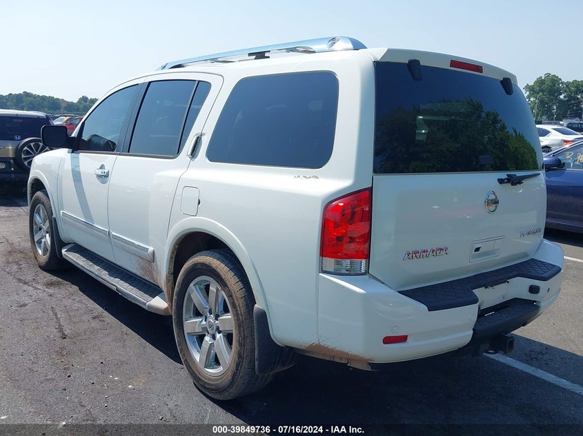 2011 Nissan Armada Platinum VIN: 5N1AA0NE2BN604401 Lot: 39849736