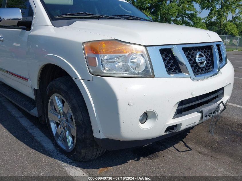 2011 Nissan Armada Platinum VIN: 5N1AA0NE2BN604401 Lot: 39849736