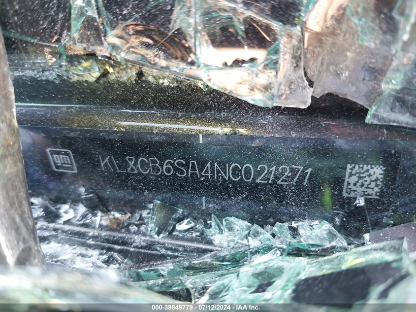 KL8CB6SA4NC021271 2022 Chevrolet Spark Fwd Ls Automatic