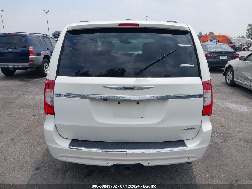 2012 Chrysler Town & Country Limited VIN: 2C4RC1GGXCR375766 Lot: 39849782