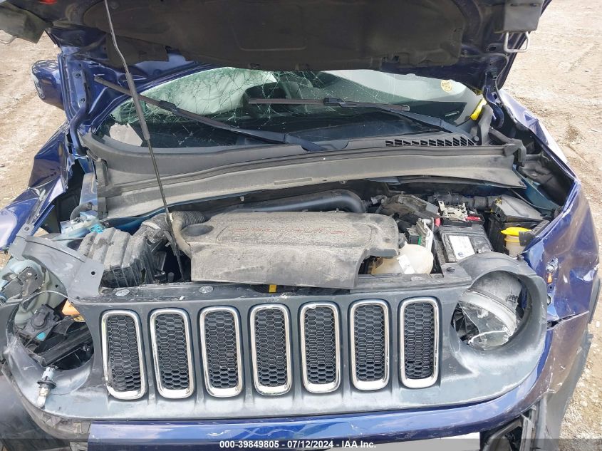 2016 Jeep Renegade Latitude VIN: ZACCJABT6GPD60322 Lot: 39849805