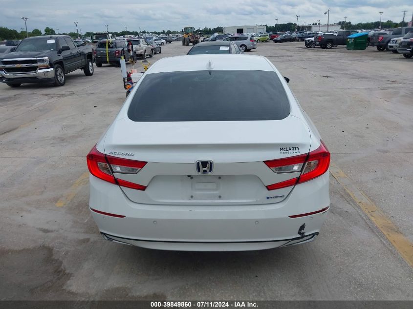 2021 Honda Accord Hybrid Ex-L VIN: 1HGCV3F55MA022757 Lot: 39849860