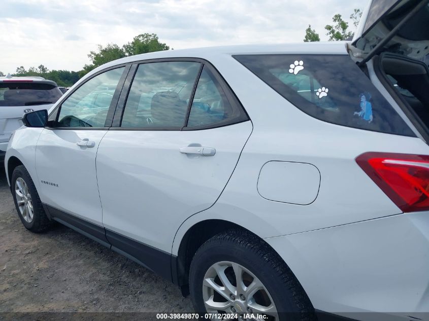 2018 Chevrolet Equinox Ls VIN: 2GNAXREV4J6132428 Lot: 39849870