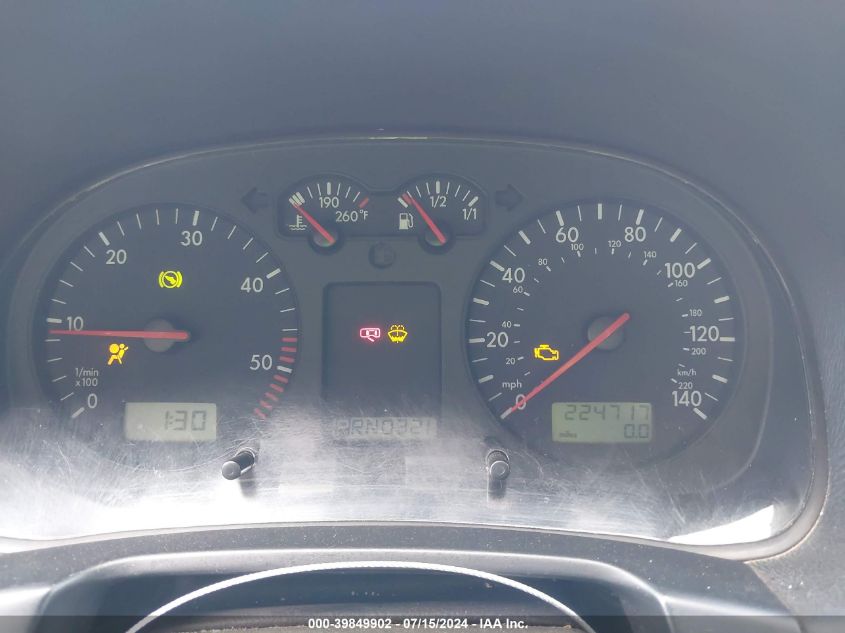 2002 Volkswagen Jetta Gls Tdi VIN: 3VWSP69M92M076021 Lot: 39849902