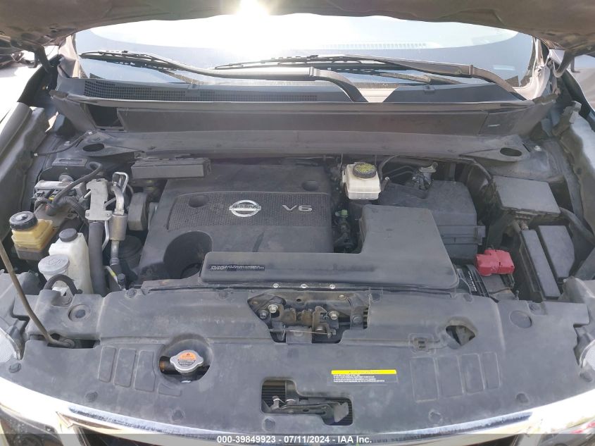 2015 Nissan Pathfinder Sl VIN: 5N1AR2MN3FC616063 Lot: 39849923