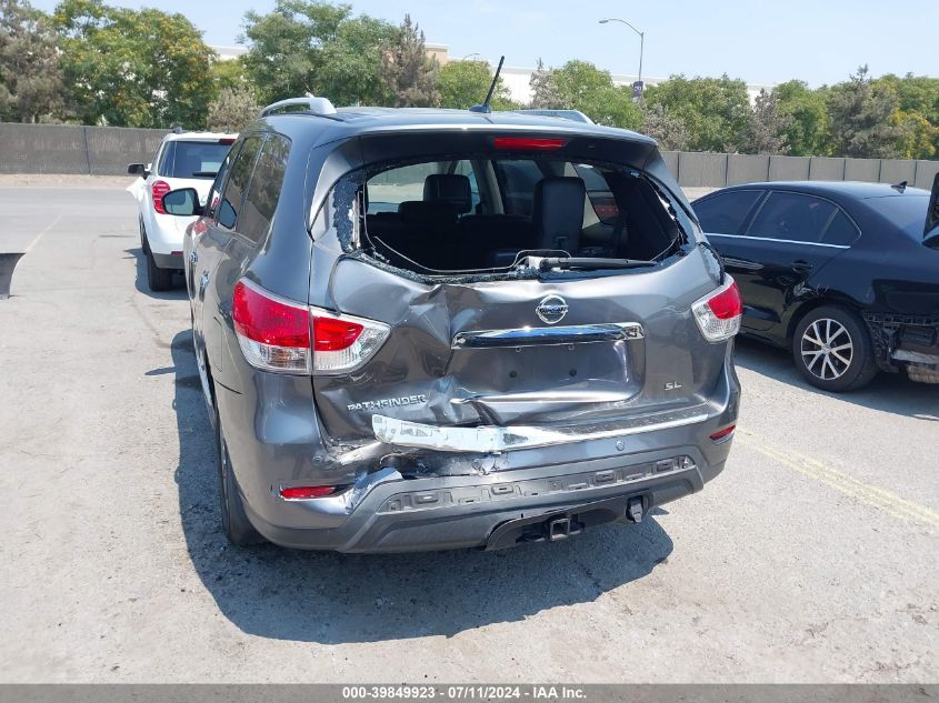 2015 Nissan Pathfinder Sl VIN: 5N1AR2MN3FC616063 Lot: 39849923