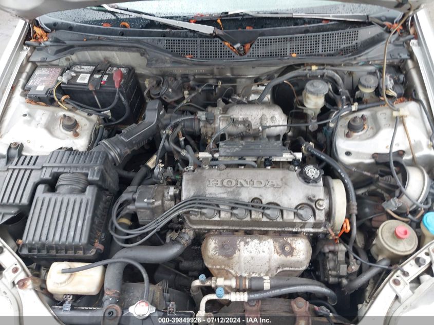 1999 Honda Civic Ex VIN: 1HGEJ8145XL050521 Lot: 39849928