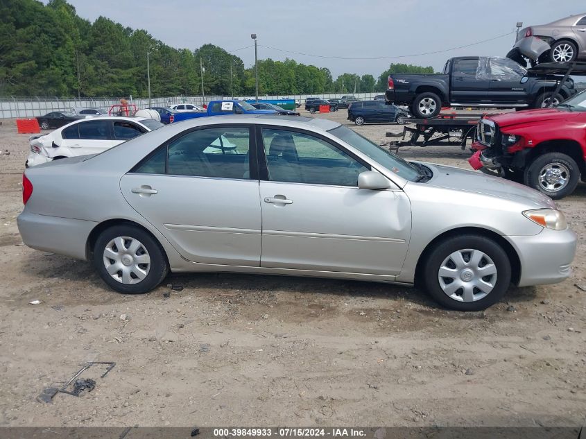 2003 Toyota Camry Le VIN: 4T1BE32K63U664774 Lot: 39849933