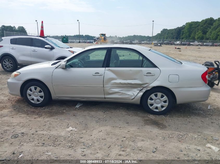 2003 Toyota Camry Le VIN: 4T1BE32K63U664774 Lot: 39849933
