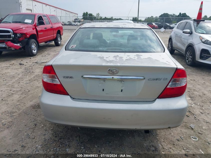 2003 Toyota Camry Le VIN: 4T1BE32K63U664774 Lot: 39849933