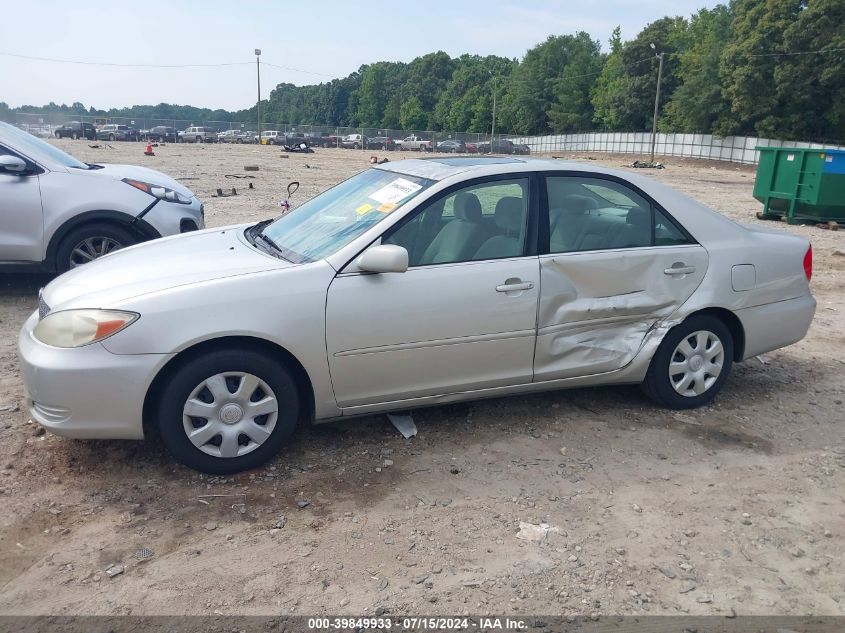 2003 Toyota Camry Le VIN: 4T1BE32K63U664774 Lot: 39849933