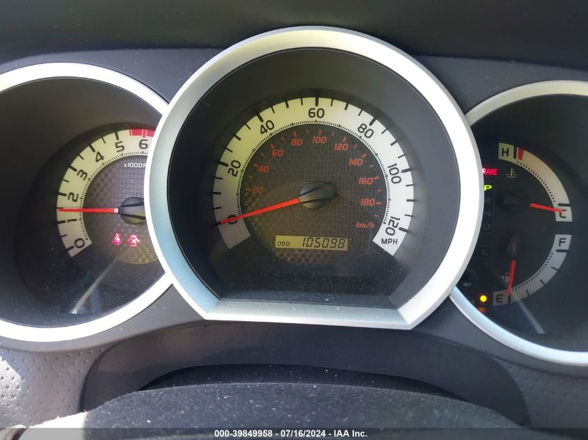 2015 Toyota Tacoma Base V6 VIN: 3TMMU4FN8FM076958 Lot: 39849958