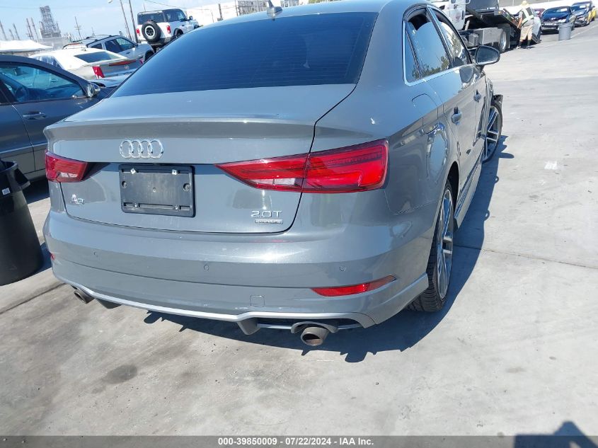 2018 Audi A3 2.0T Premium/2.0T Tech Premium VIN: WAUJ8GFF5J1062049 Lot: 39850009