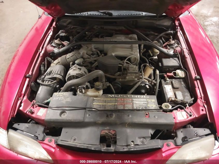 1994 Ford Mustang Gt VIN: 1FALP45TXRF166402 Lot: 39850010