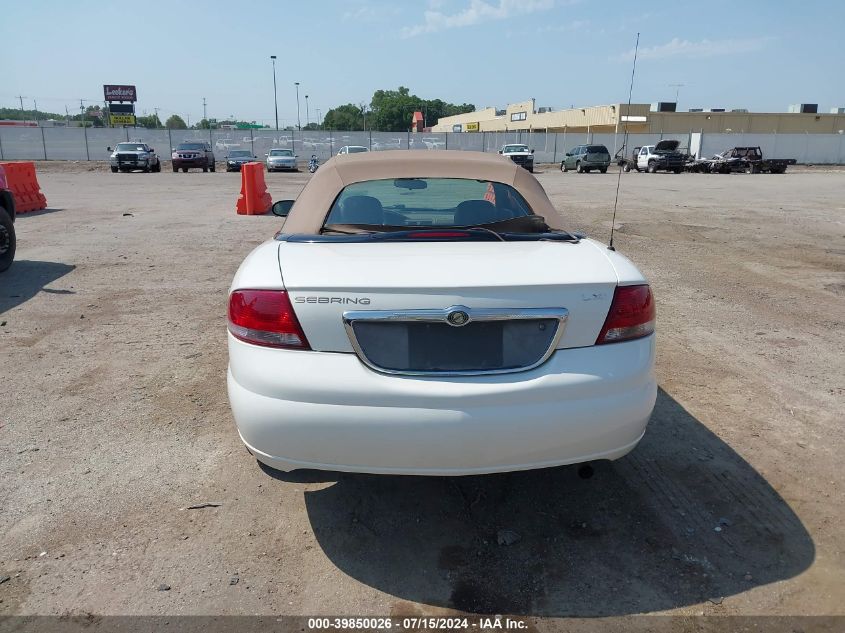 2003 Chrysler Sebring Lxi VIN: 1C3EL55T73N513304 Lot: 39850026