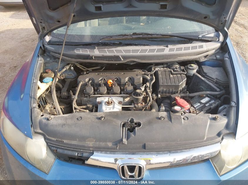 2008 Honda Civic Lx VIN: 1HGFA165X8L093668 Lot: 39850038