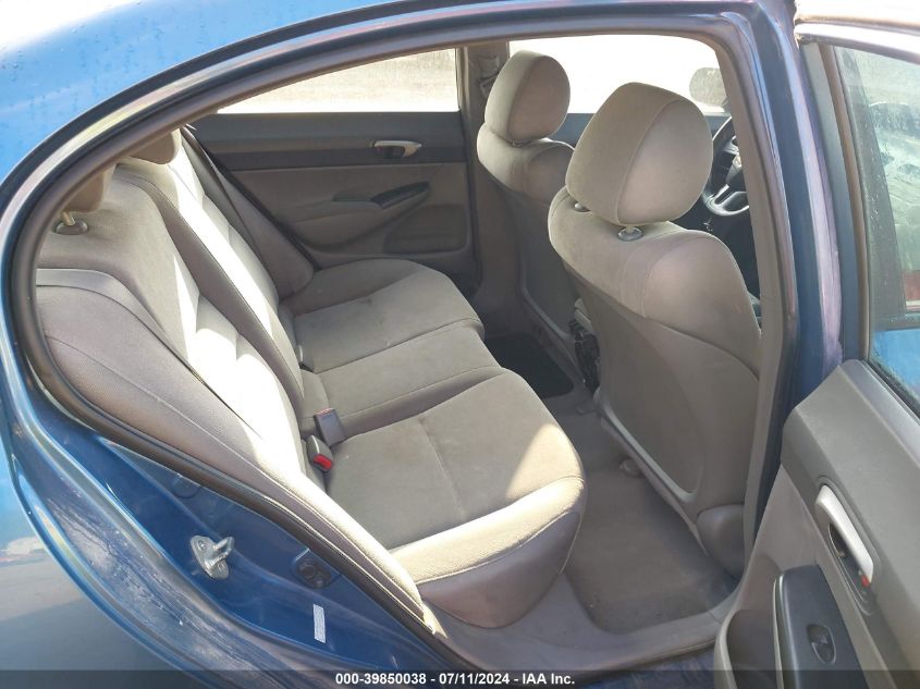 2008 Honda Civic Lx VIN: 1HGFA165X8L093668 Lot: 39850038